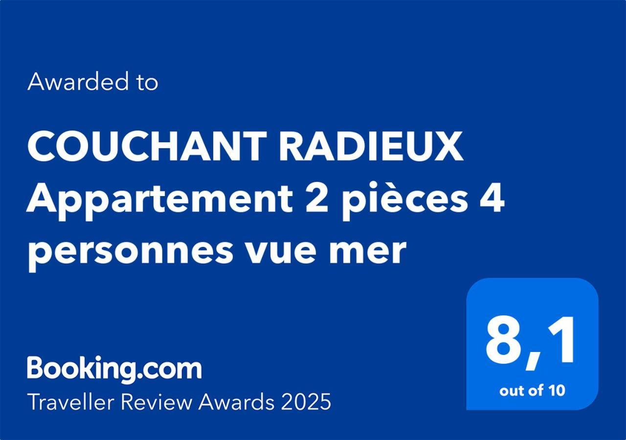 Couchant Radieux Appartement 2 Pieces 4 Personnes Vue Mer 圣让-德蒙 外观 照片